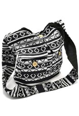 Trukado Fashion bags - Hobo bag Woven Fabric with Ethnic Pattern