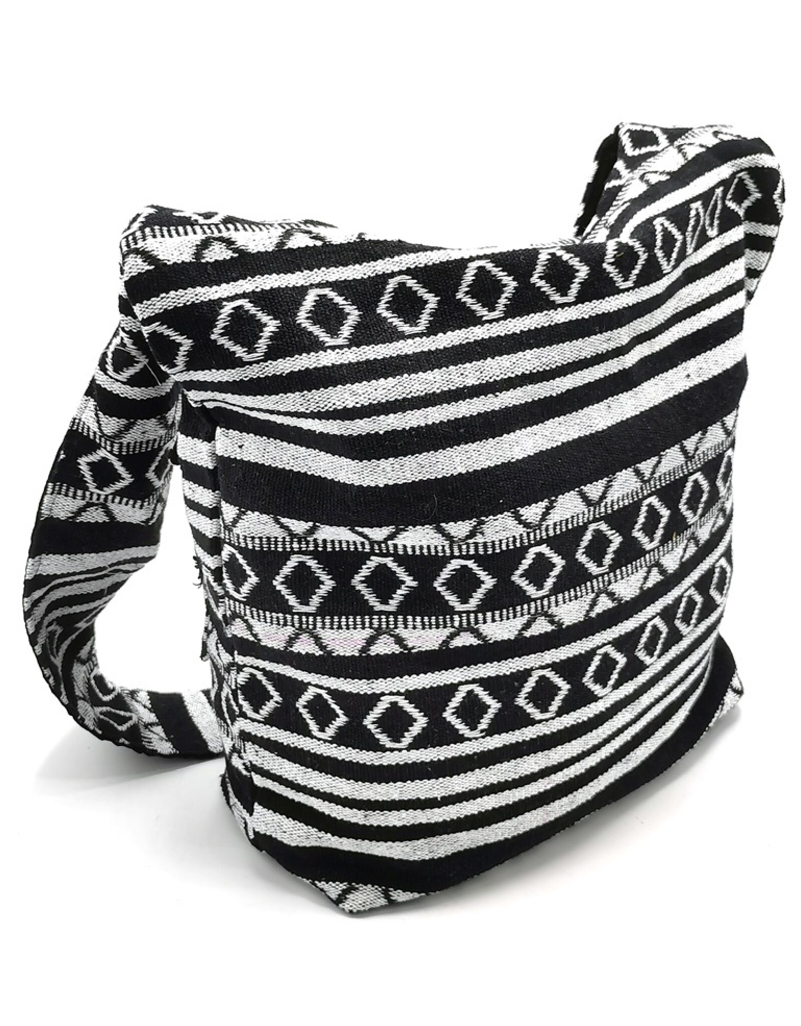 Trukado Fashion bags - Hobo bag Woven Fabric with Ethnic Pattern