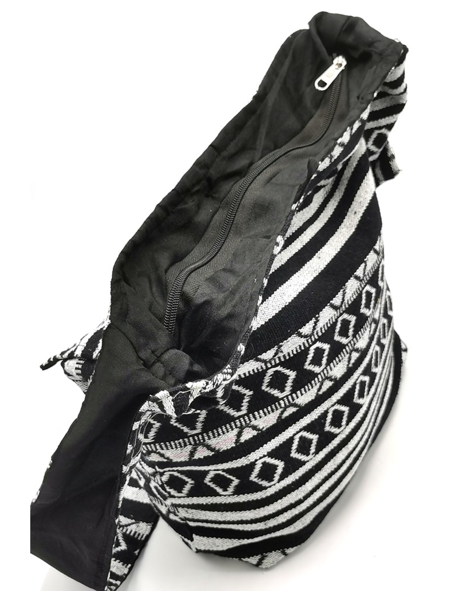 Trukado Fashion bags - Hobo bag Woven Fabric with Ethnic Pattern