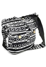 Trukado Fashion bags - Hobo bag Woven Fabric with Ethnic Pattern