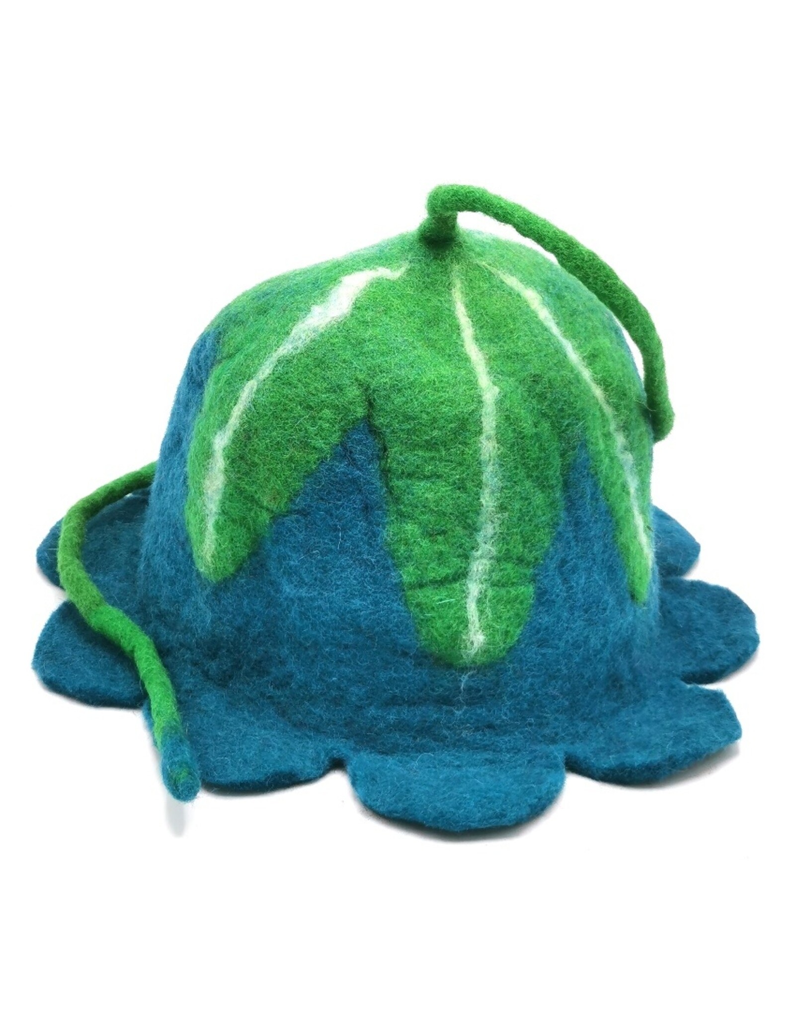 Trukado Miscellaneous - Felt hat Flower Turquoise