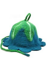 Trukado Miscellaneous - Vilten hoed Bloem Turquoise