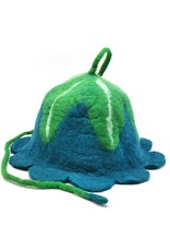 Trukado Miscellaneous - Vilten hoed Bloem Turquoise