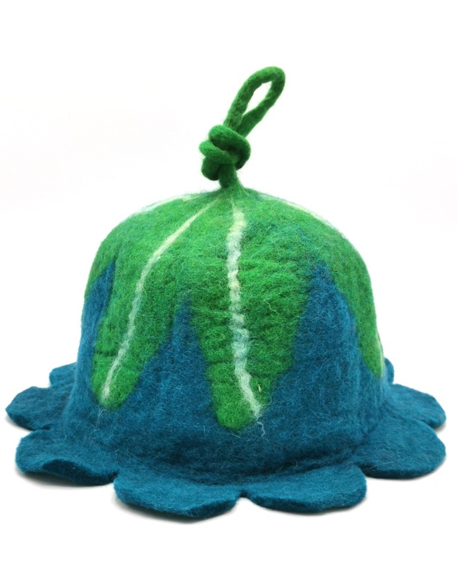 Trukado Miscellaneous - Felt hat Flower Turquoise