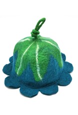 Trukado Miscellaneous - Felt hat Flower Turquoise