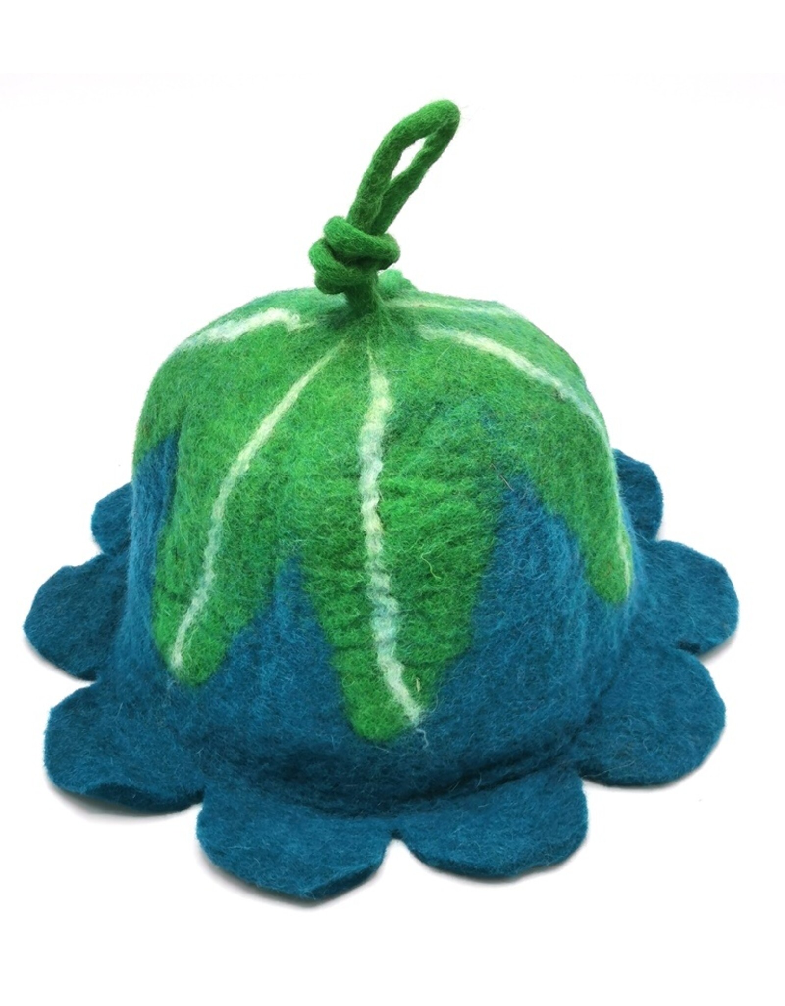 Trukado Miscellaneous - Felt hat Flower Turquoise