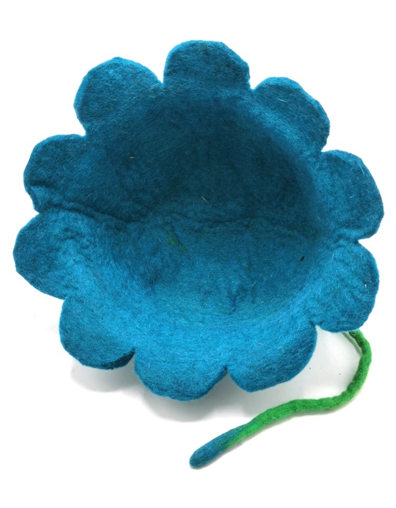 Trukado Miscellaneous - Felt hat Flower Turquoise