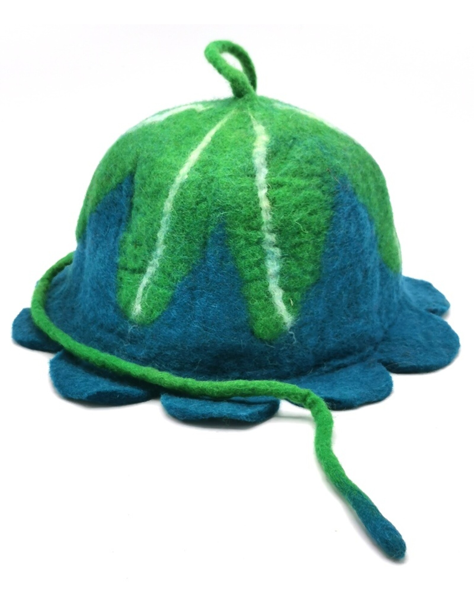 Trukado Miscellaneous - Felt hat Flower Turquoise