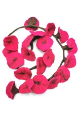 Trukado Miscellaneous - Felt Flower Garland Fuchsia approx. 180cm