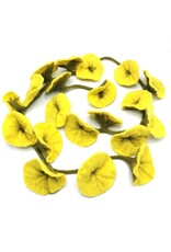 Trukado Miscellaneous - Felt Flower Sling Yellow handmade, approx. 180cm