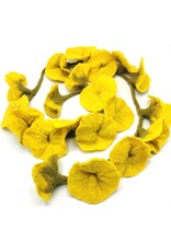 Trukado Miscellaneous - Felt Flower Sling Yellow handmade, approx. 180cm
