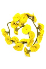 Trukado Miscellaneous - Felt Flower Sling Yellow handmade, approx. 180cm