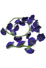 Trukado Miscellaneous - Felt Flower Sling Purple handmade, approx. 180cm