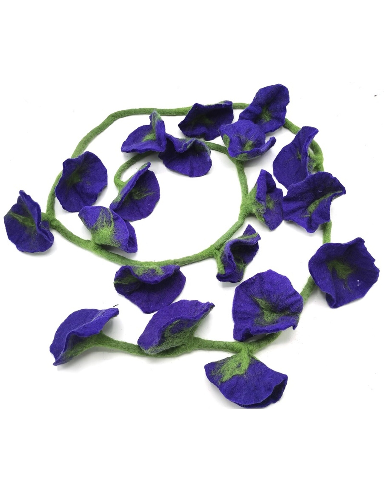 Trukado Miscellaneous - Felt Flower Sling Purple handmade, approx. 180cm