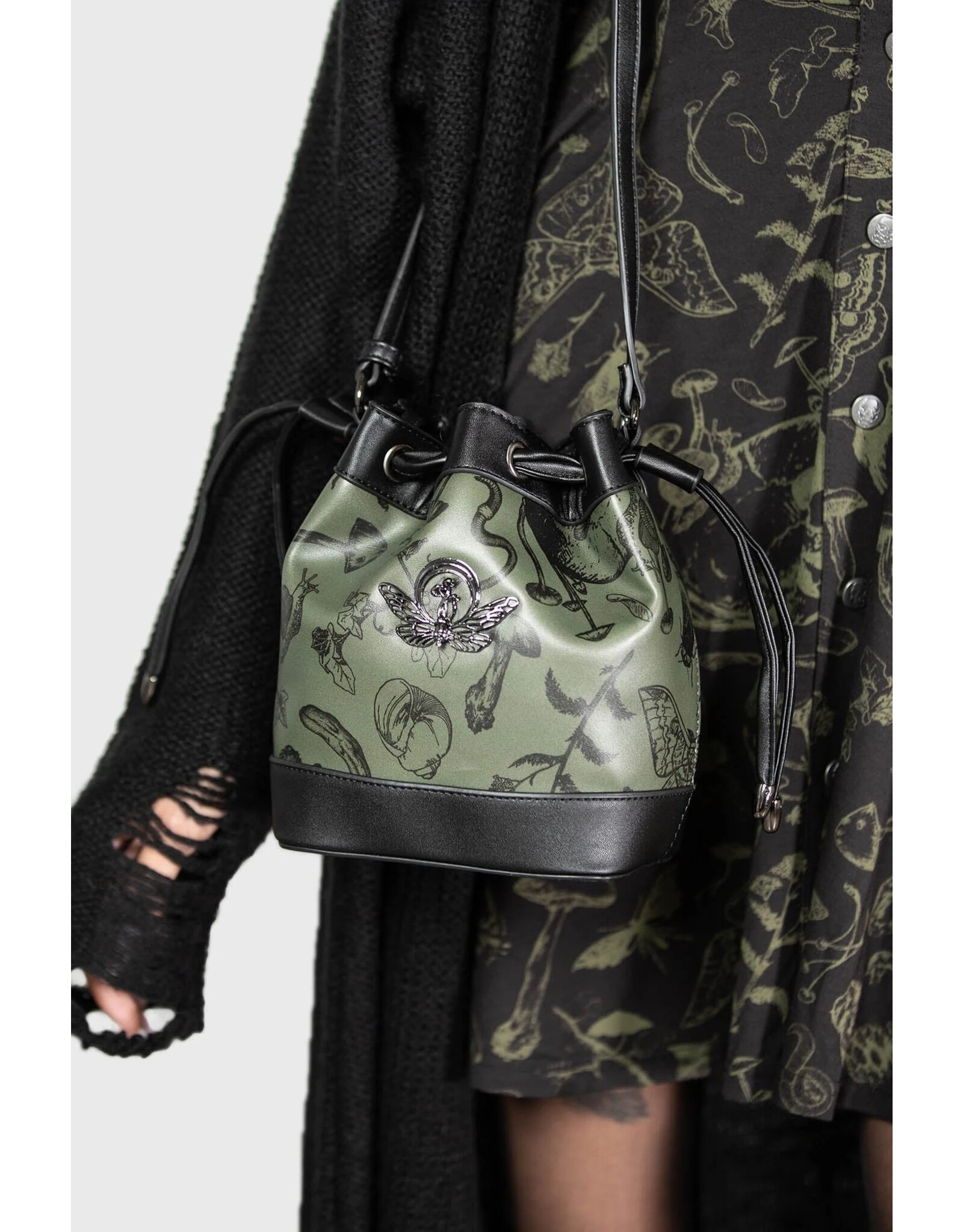 Killstar Killstar bags and accessories -  Killstar Mossy Forest Handbag