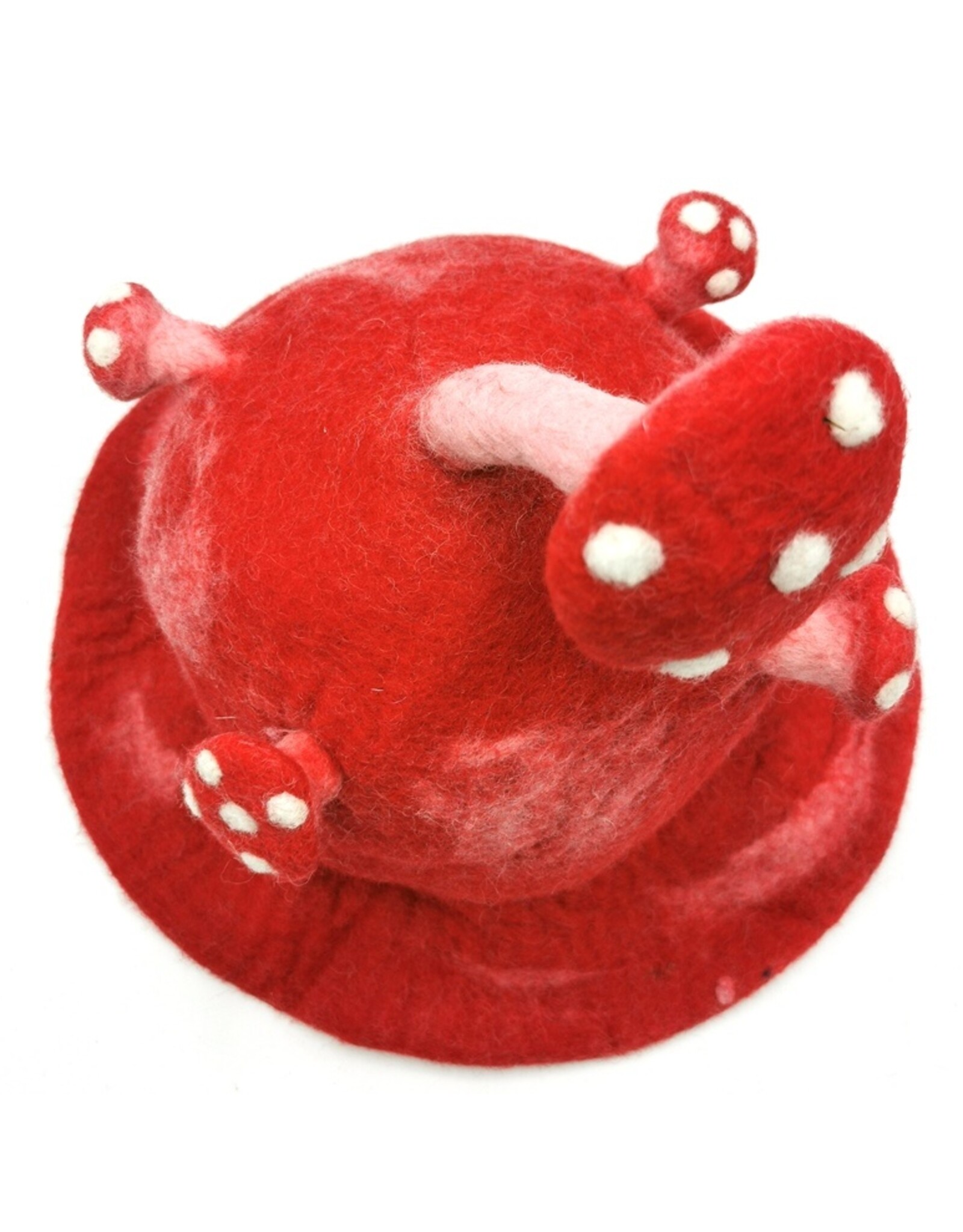 Trukado Miscellaneous - Felt hat "Mushroom Fly Swamp" red