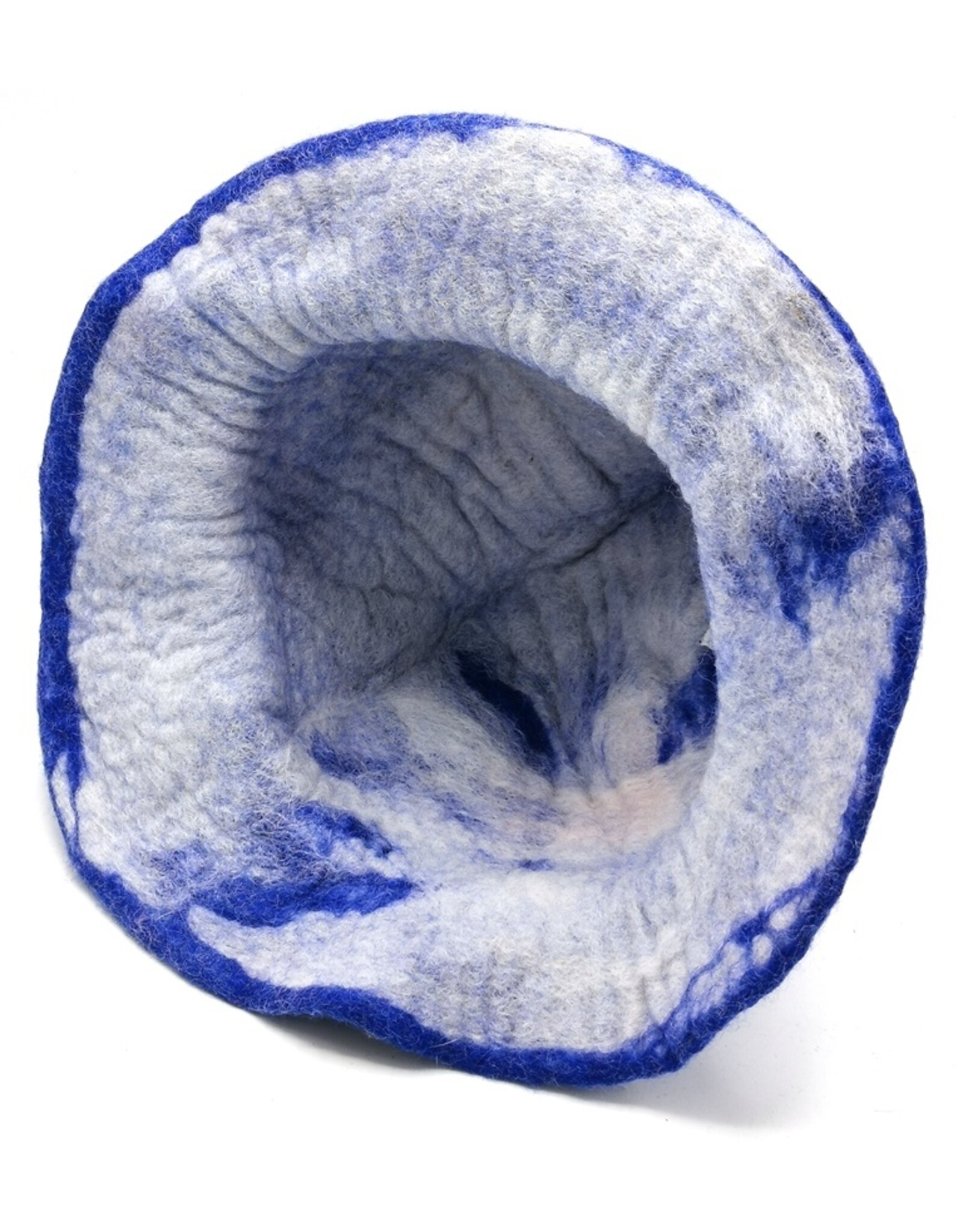 Trukado Miscellaneous - Felt hat "Mushroom Fly Swamp" blue-white