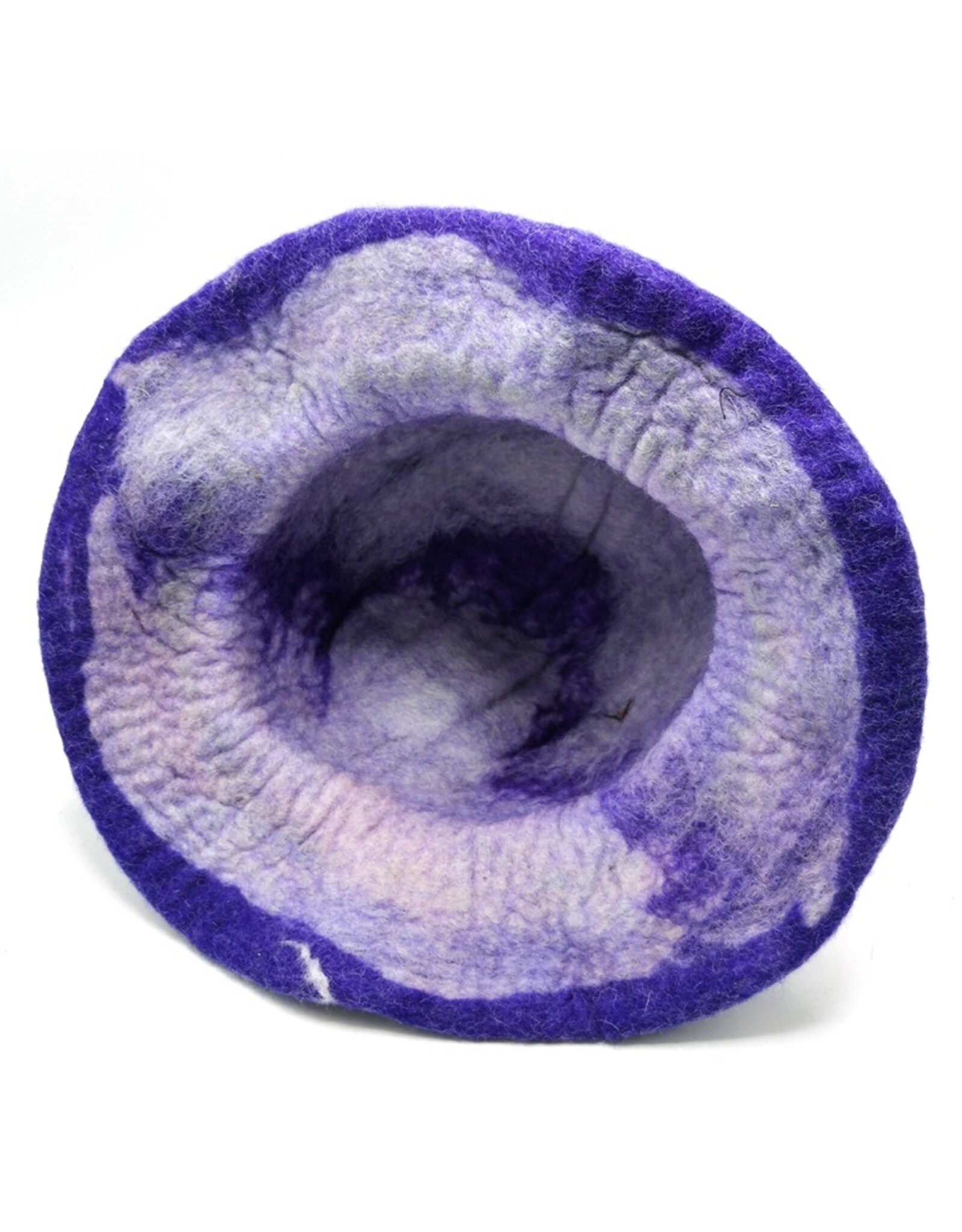 Trukado Miscellaneous - Felt hat "Mushroom Fly Swamp" purple