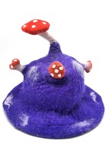 Trukado Miscellaneous - Felt hat "Mushroom Fly Swamp" purple