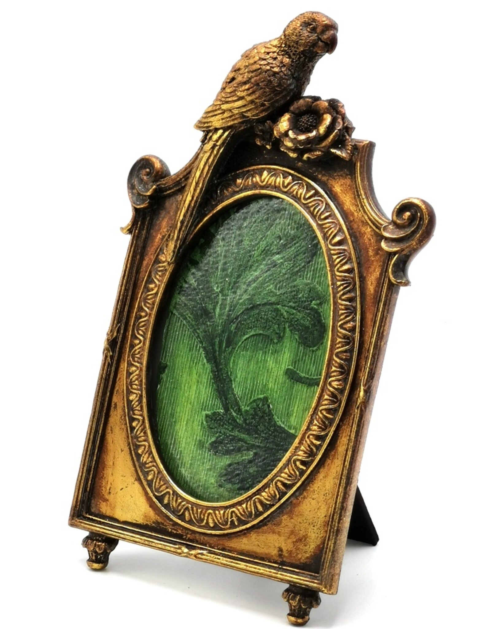 Trukado Miscellaneous - Photo frame Baroque style with Parrot