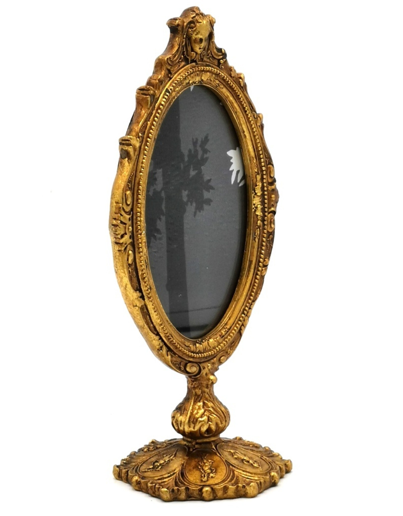 Trukado Miscellaneous - Photo frame Baroque style Oval on stand