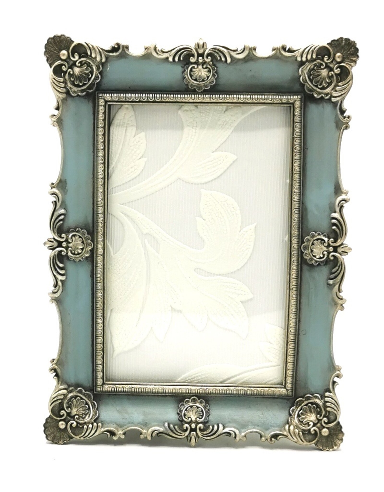 Trukado Miscellaneous - Photo Frame Baroque blue-silver