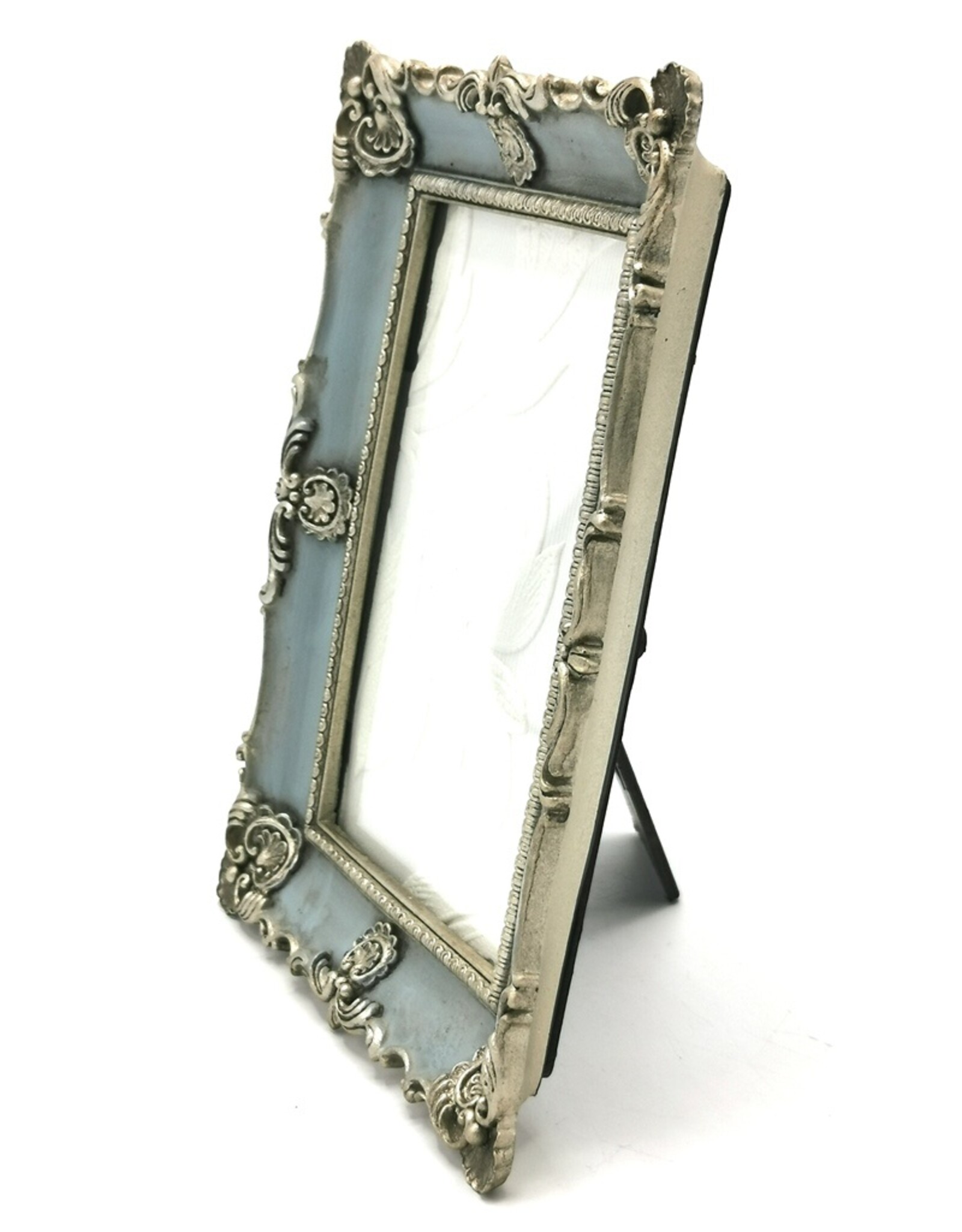 Trukado Miscellaneous - Photo Frame Baroque blue-silver