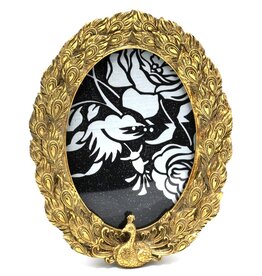 Trukado Photo frame Peacock Baroque gold color