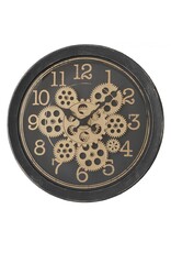 Trukado Miscellaneous - Wall clock with visible and moving cogs