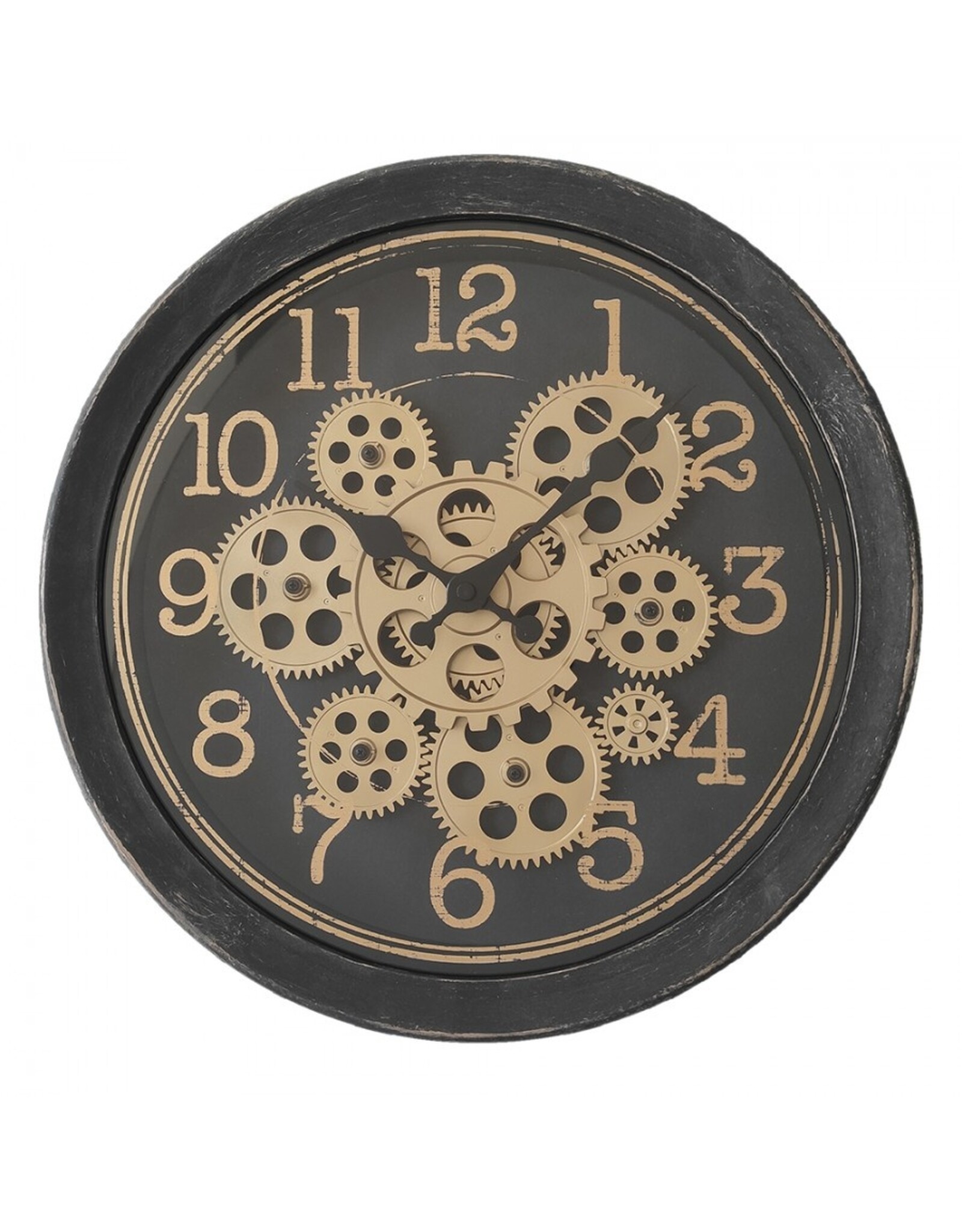 Trukado Miscellaneous - Wall clock with visible and moving cogs