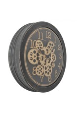 Trukado Miscellaneous - Wall clock with visible and moving cogs