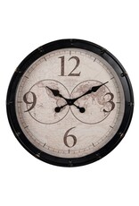 Trukado Miscellaneous - Country wall clock with World map