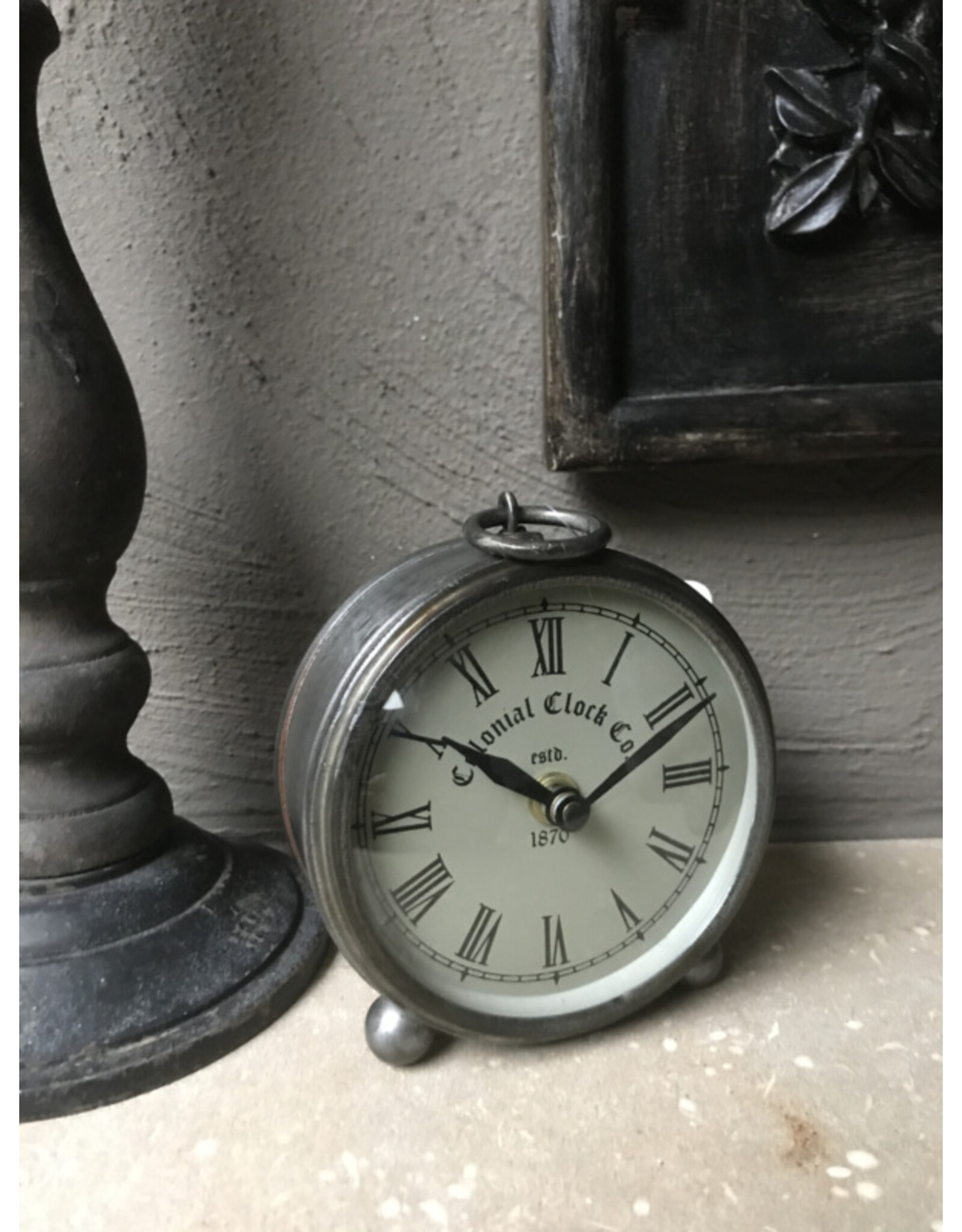 Trukado Miscellaneous - Colonial Table Clock Industrial Vintagelook