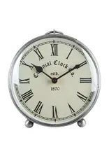 C&E Giftware & Lifestyle - Colonial Table Clock Ø16cm Industrial Vintagelook