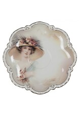 Trukado Giftware & Lifestyle - Vintage Cup and saucer Lady with Hat 200 ml porcelain