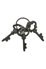 Trukado Giftware & Lifestyle - Antique look keys set 3 pieces - cast iron 11cm