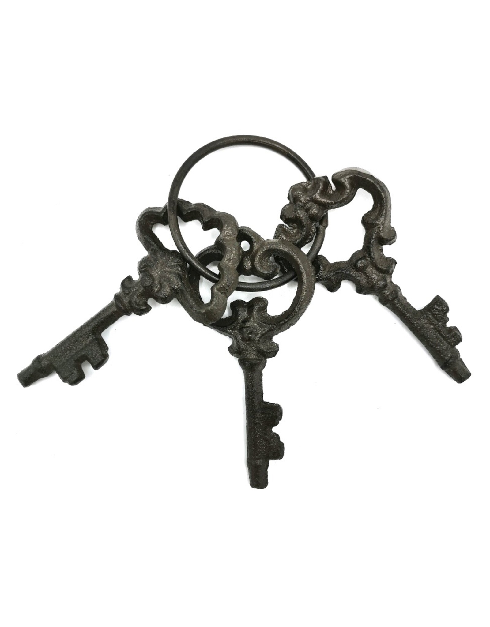 Trukado Giftware & Lifestyle - Antique look keys set 3 pieces - cast iron 11cm