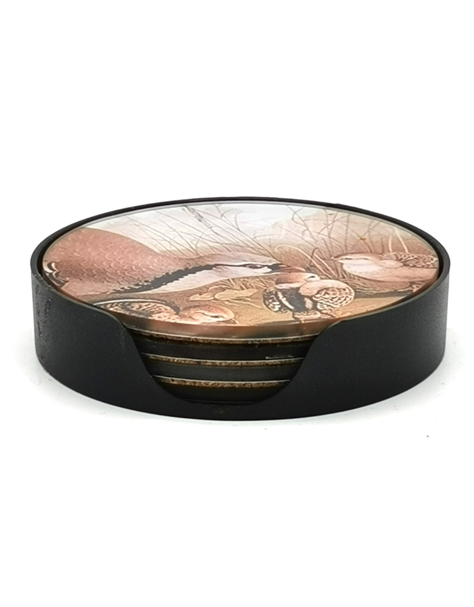 Countryfield Miscellaneous - Glass coasters for glass Partridge with chicks
