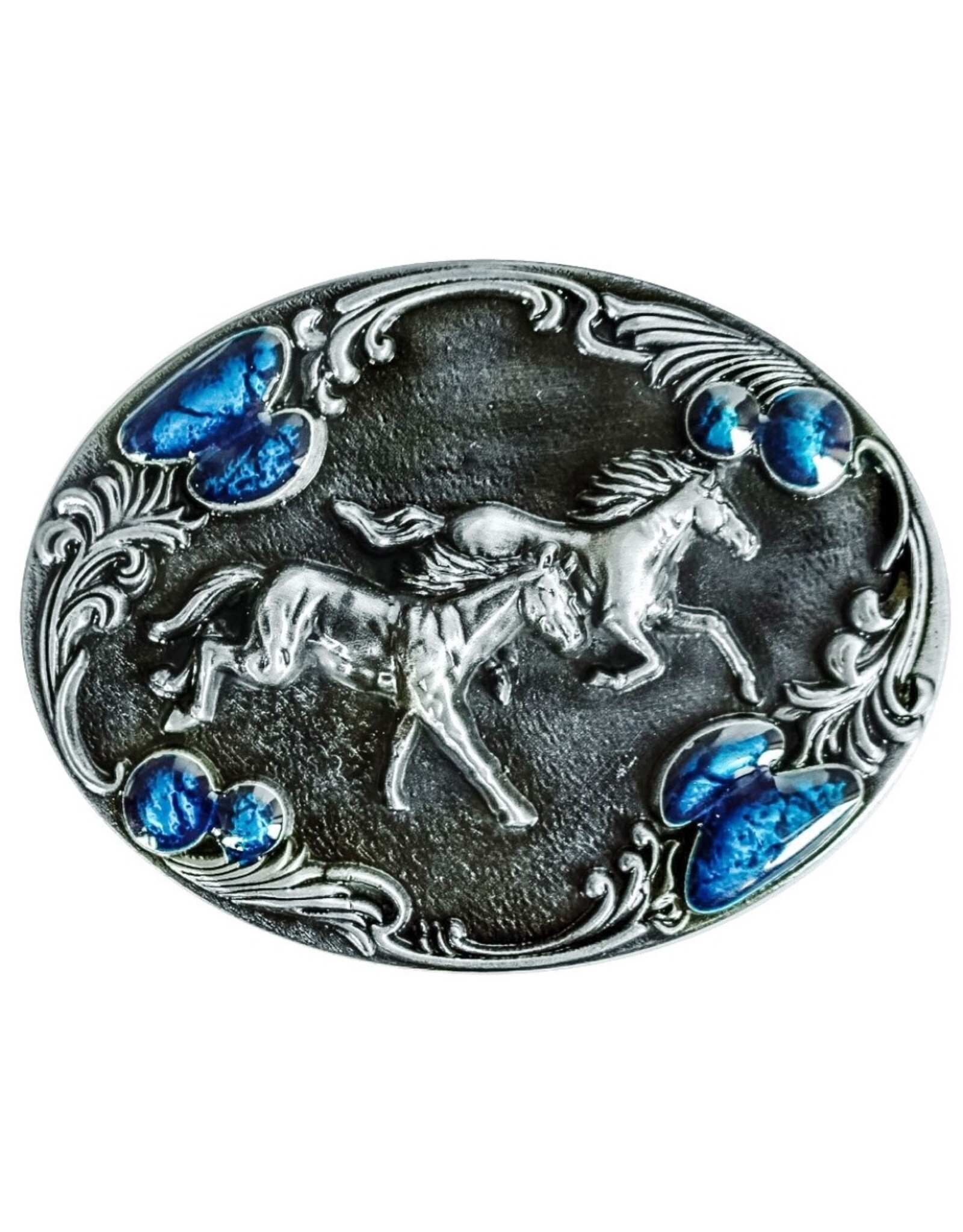 Stars&Stripes Leather belts and buckles - Western Buckle Horses