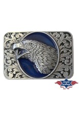 Stars&Stripes Leather belts and buckles - Western Buckle Eagle