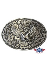 Acco Leather belts and buckles - Western Buckle Eagle & Flowers