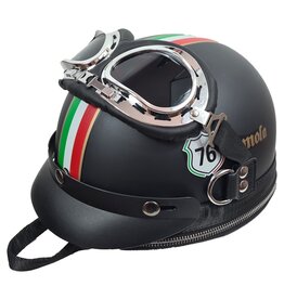 Magic Bags Motorhelm rugtas-schoudertas met Italiaanse Vlag