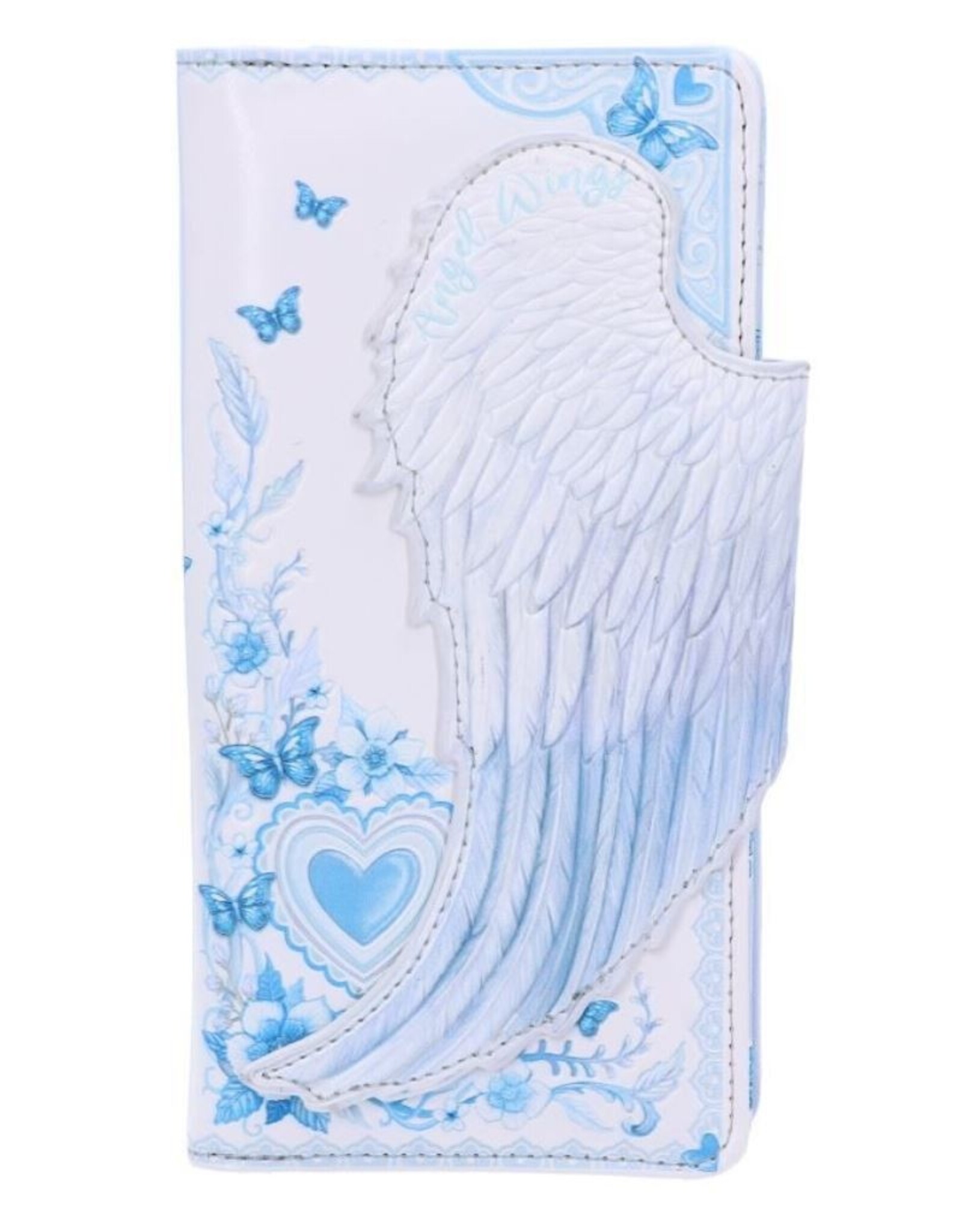 NemesisNow Clutches and wallets - White Angel Wings Embossed Purse Nemesis Now