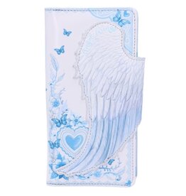 NemesisNow White Angel Wings Embossed Purse Nemesis Now