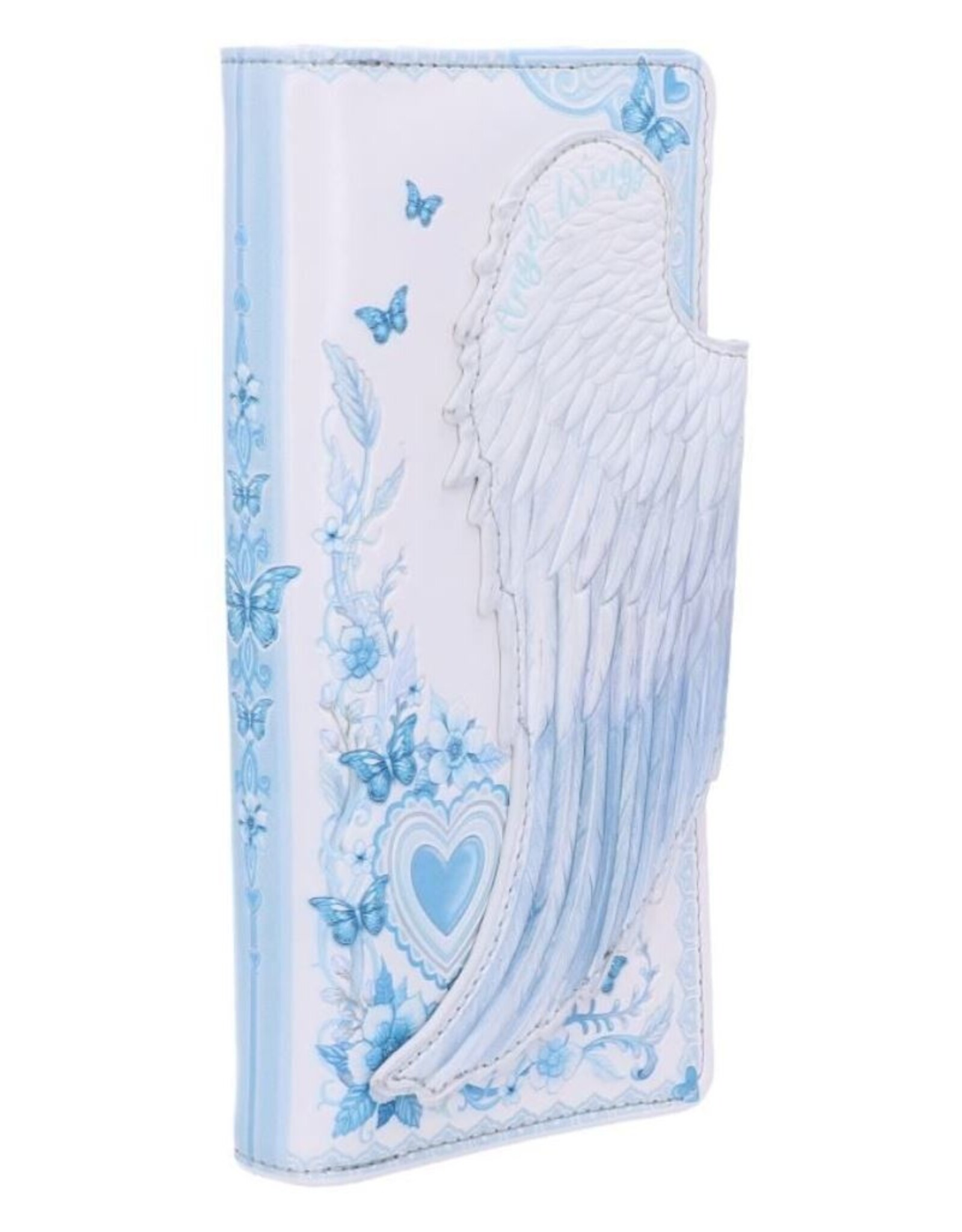 NemesisNow Clutches and wallets - White Angel Wings Embossed Purse Nemesis Now