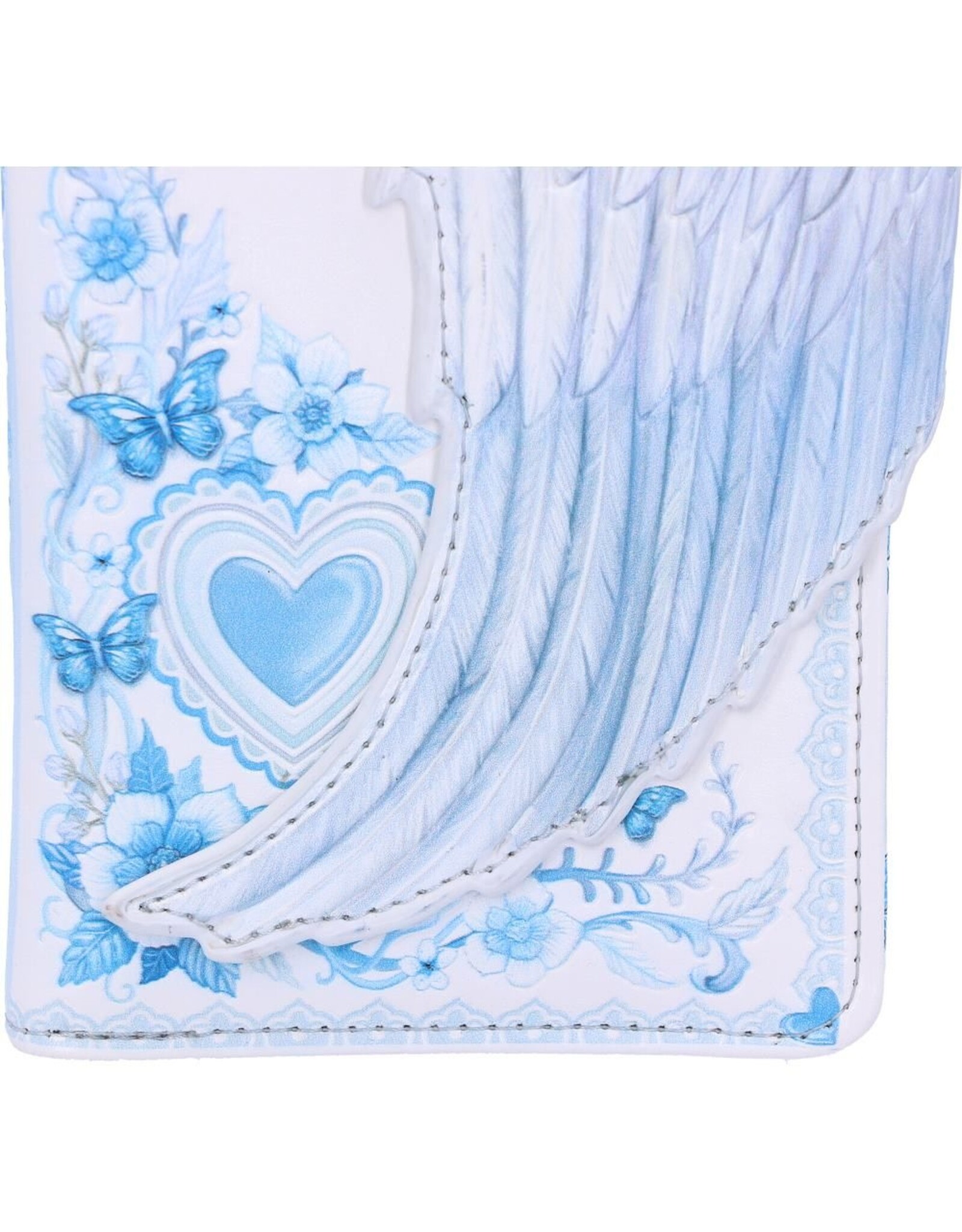 NemesisNow Clutches and wallets - White Angel Wings Embossed Purse Nemesis Now