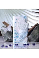 NemesisNow Clutches and wallets - White Angel Wings Embossed Purse Nemesis Now