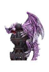 NemesisNow Giftware Figurines Collectables - Guardian of the Tower Purple Dragon Figurine 17.7cm