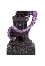 NemesisNow Giftware Figurines Collectables - Guardian of the Tower Purple Dragon Figurine 17.7cm