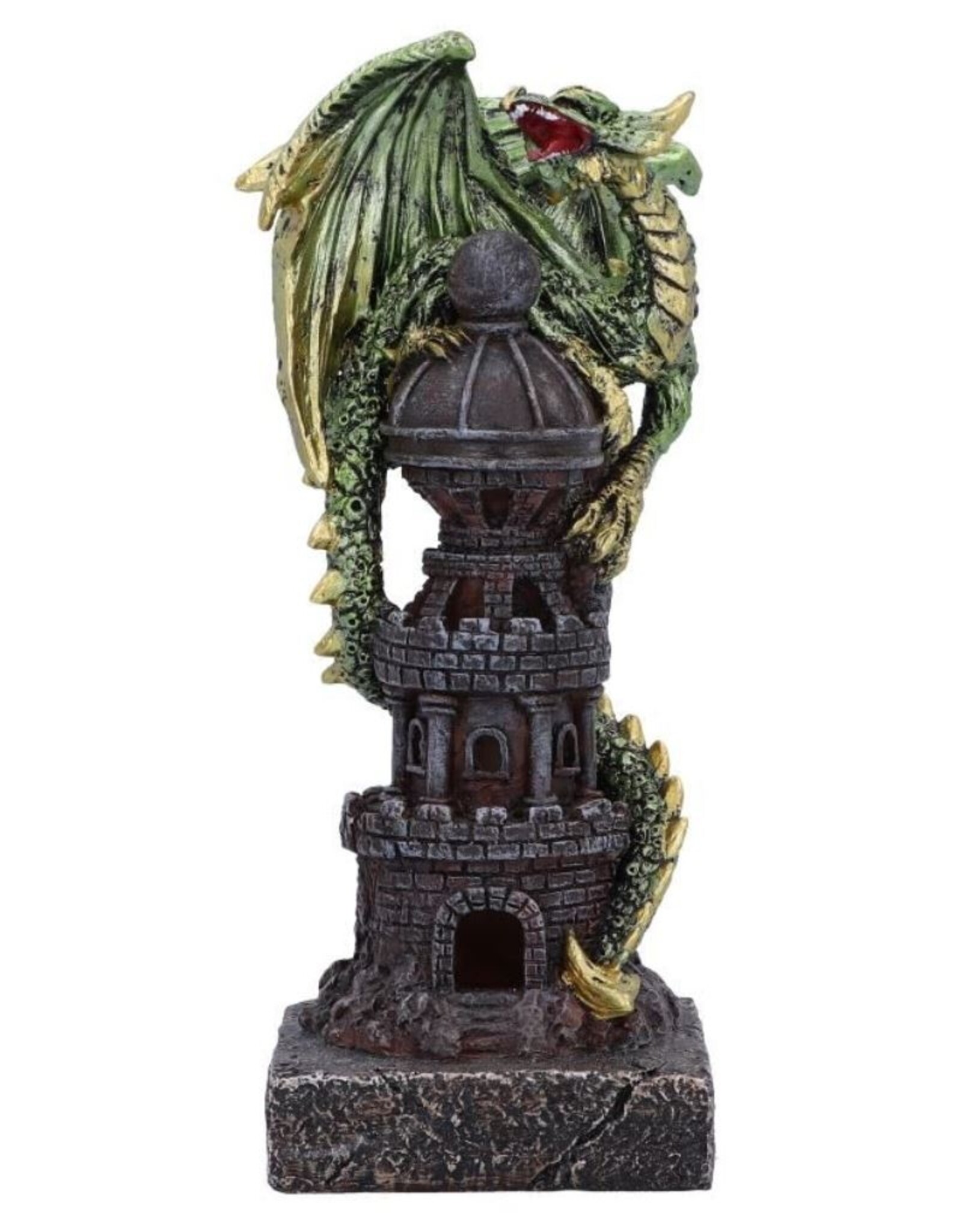 NemesisNow Giftware Figurines Collectables - Guardian of the Tower Purple Dragon Figurine 17.7cm